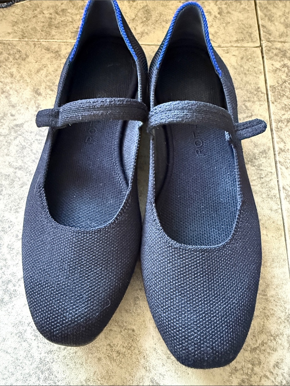 Rothy’s Square Mary Jane Flats Size 7.5
